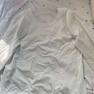 lululemon athletica White Long Sleeve Top